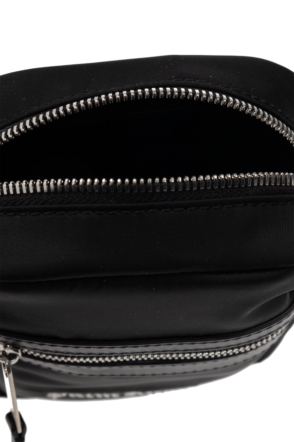 ショルダーバッグ Palm Angels PMNQ008R24FAB001 MONOGRAM CROSSBODY Bag Palm Angels - Black Mini Palms print crossbody bag